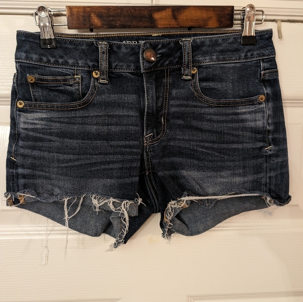 AMERICAN EAGLE Shortie Denim Jean Shorts